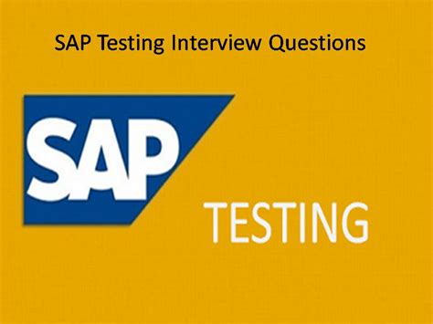 sap performance testing jobs